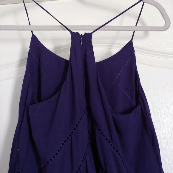 L'atiste Navy Blue Sleeveless Dress Small Lined Mini - Picture 6 of 10